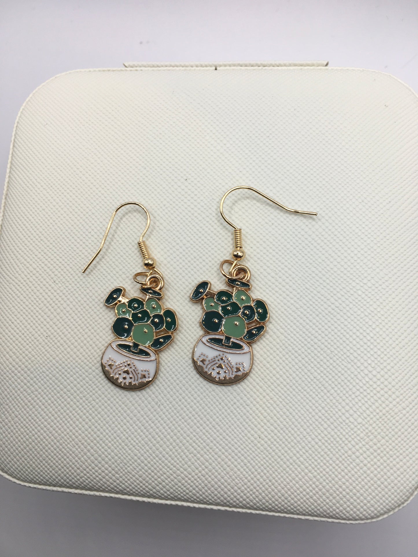 Bonsai tree earrings