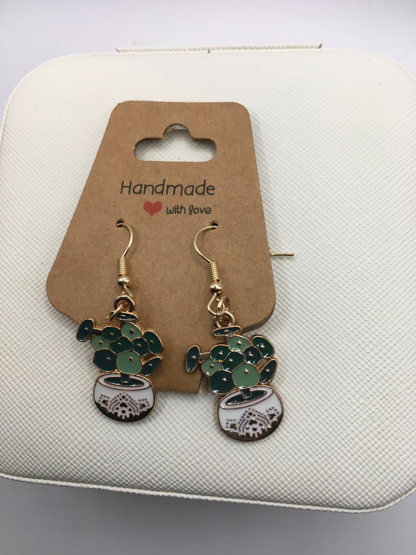 Bonsai tree earrings