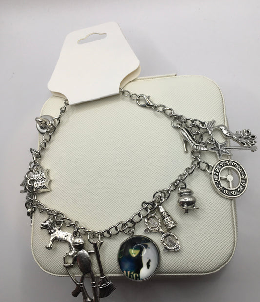 Wicked inspired charm bracelet