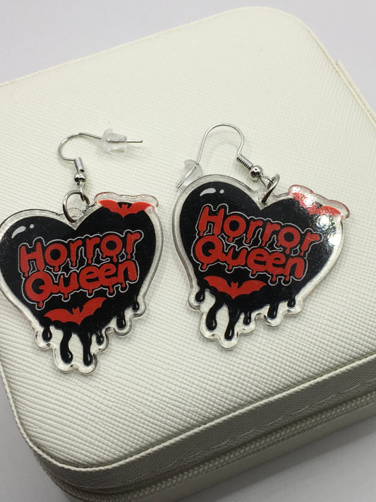 Horror queen earrings