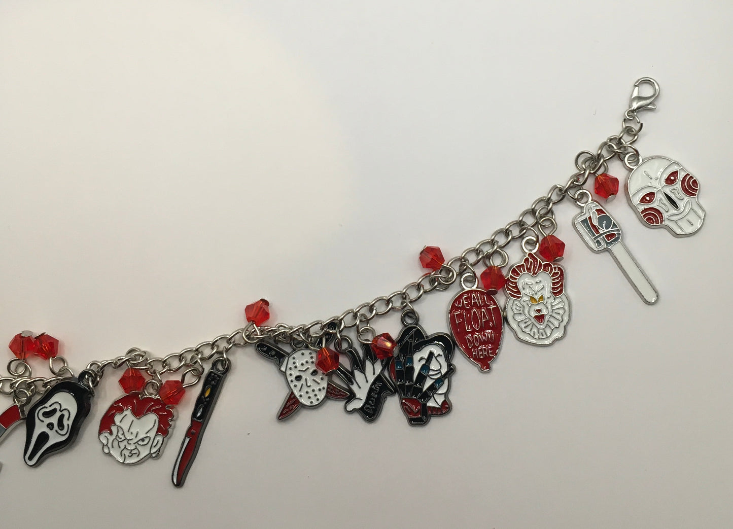 Horror icons charm bracelet