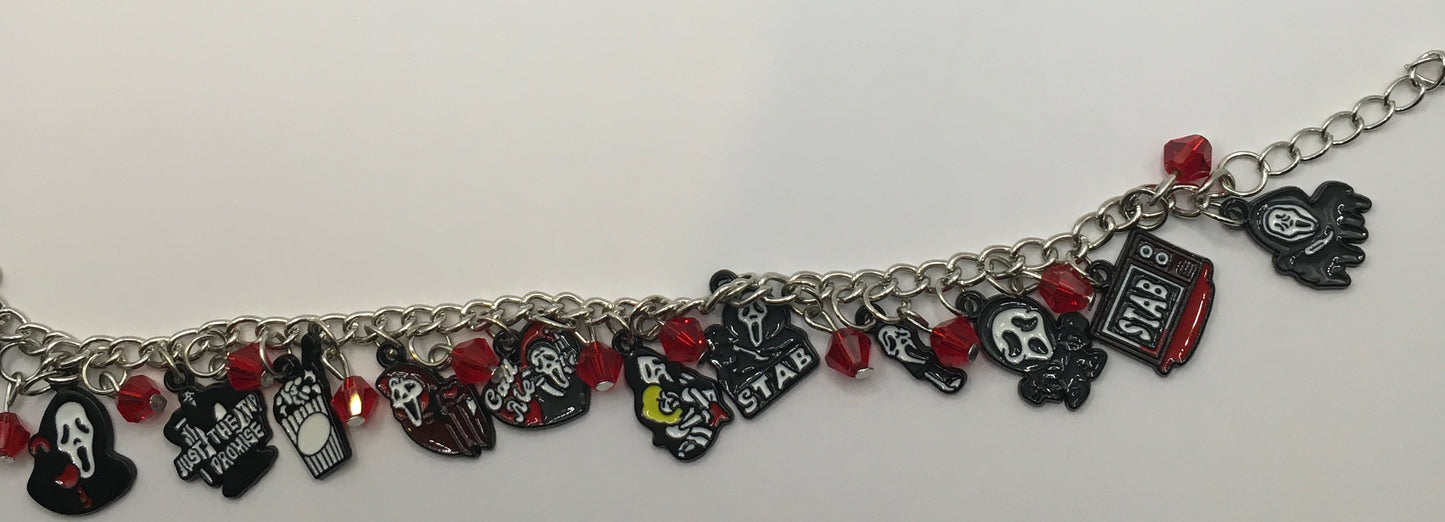 Ghost slasher charmed bracelet