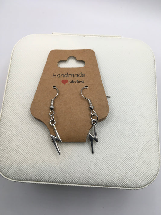 Lightning bolt earrings