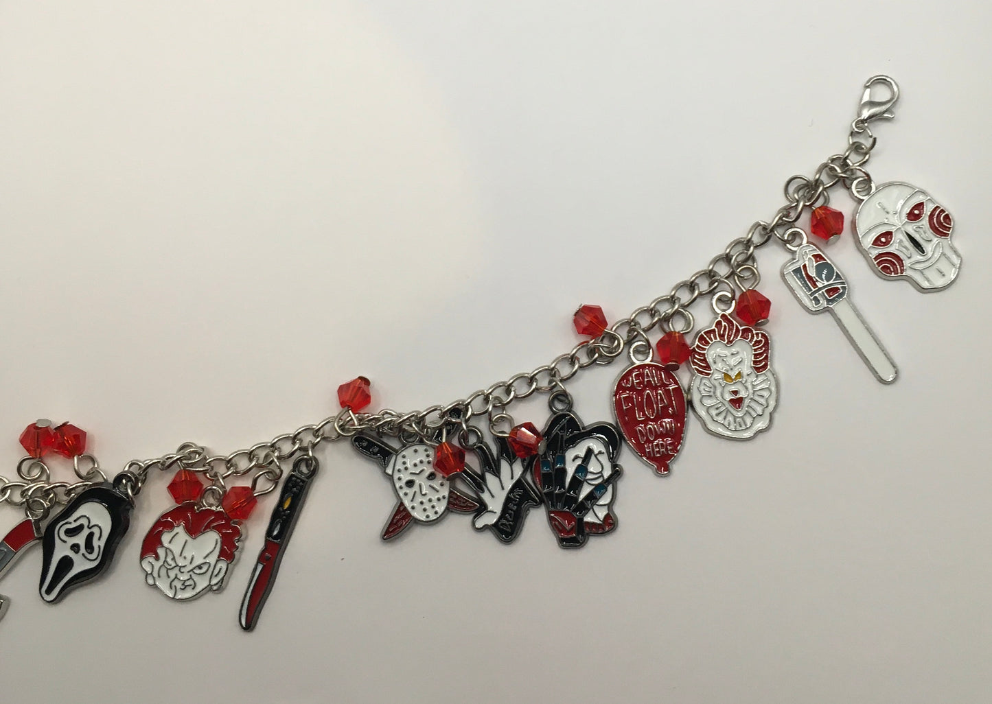 Horror icons charm bracelet