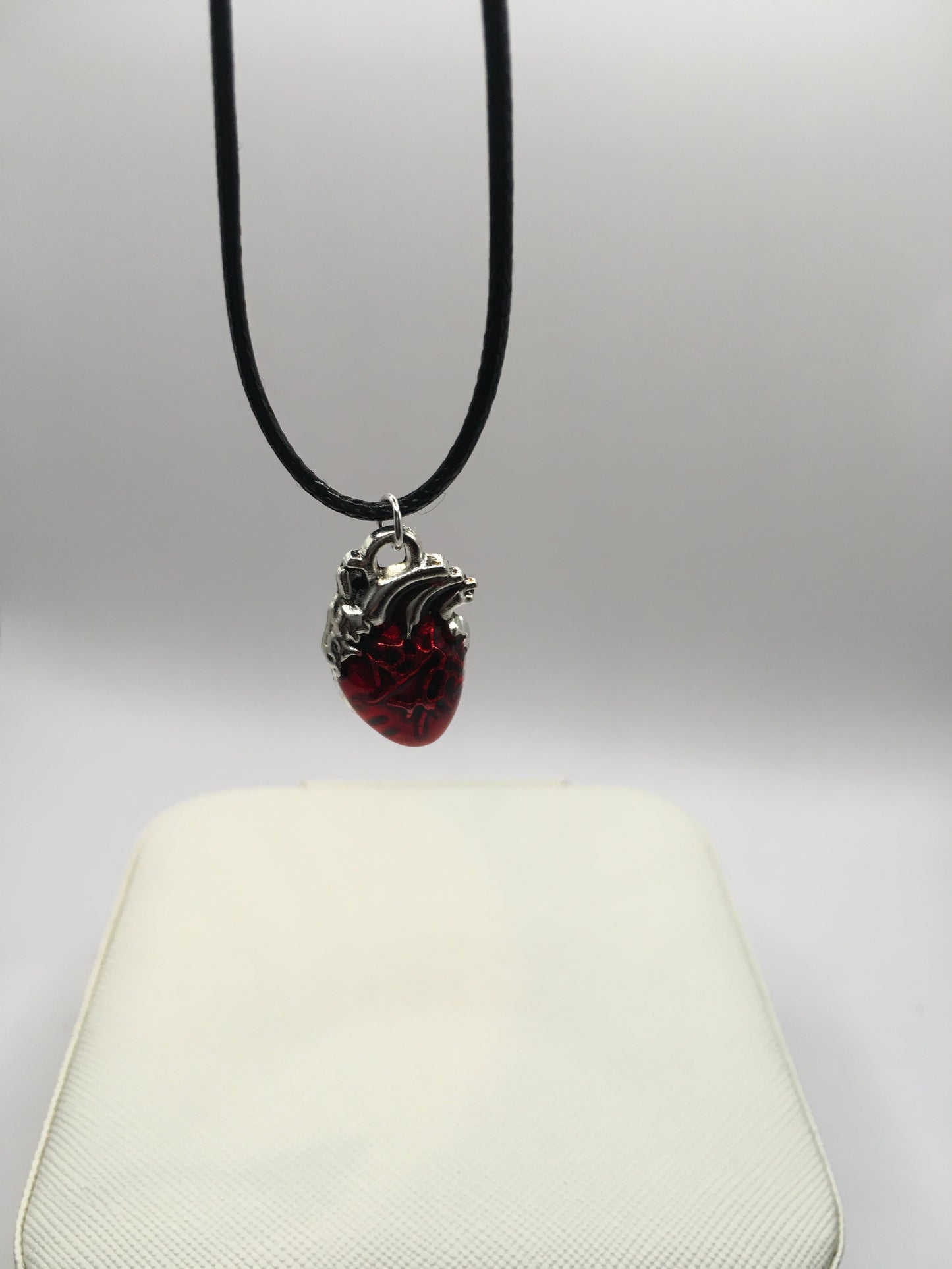 Beating heart necklace