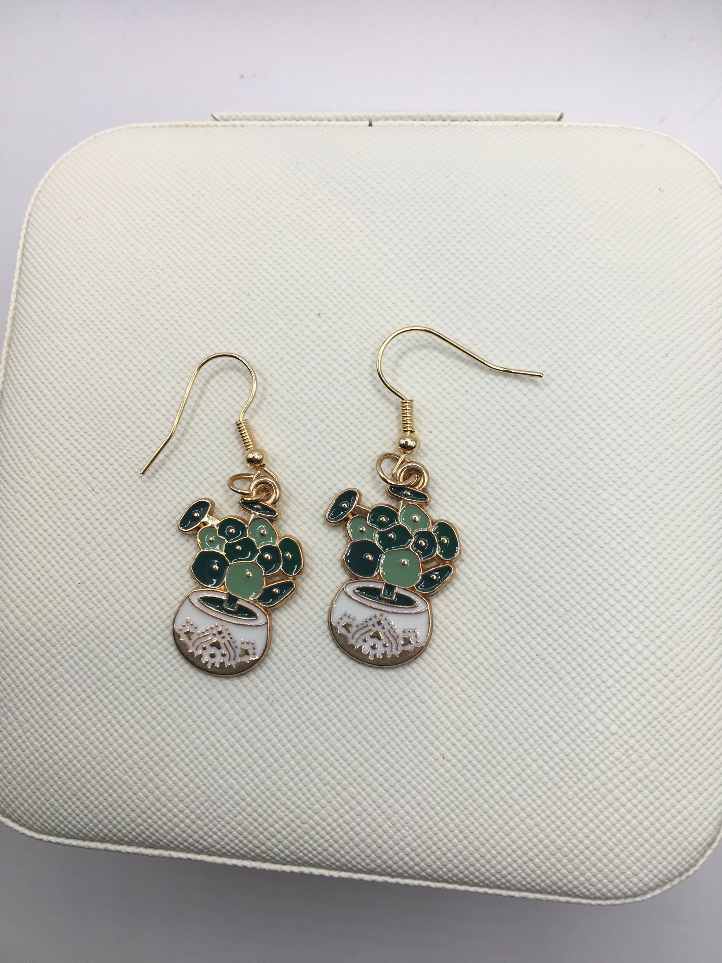 Bonsai tree earrings