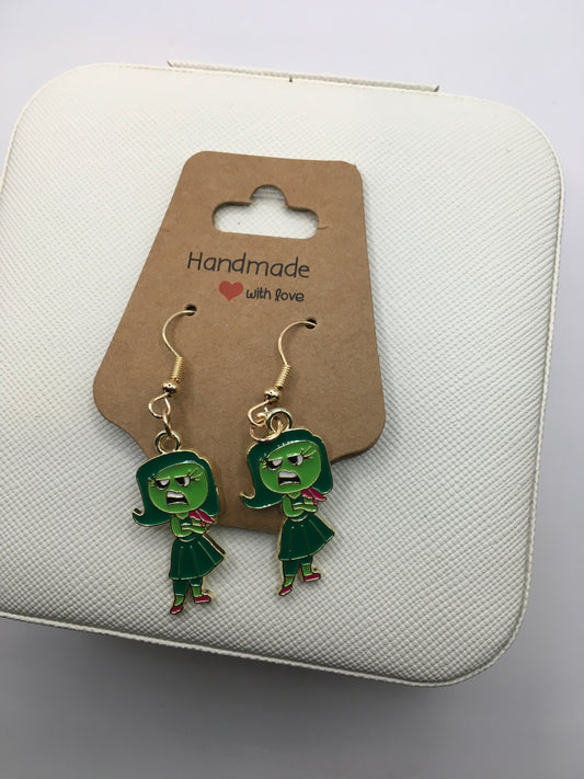 Disgust inspired earrings