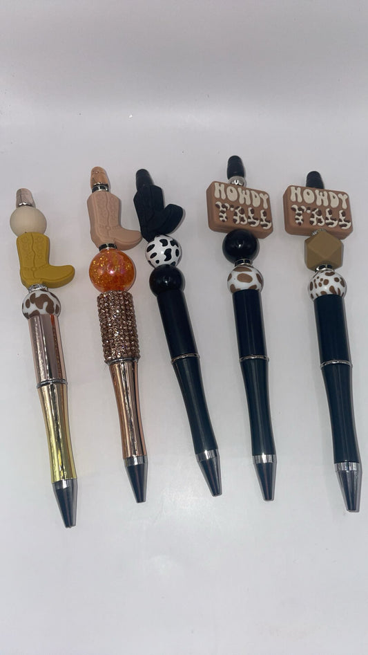 Bead pens Western style pens